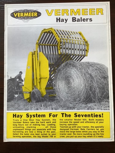 Vermeer hay balers - balers, brochure