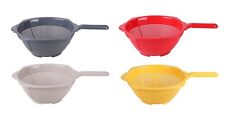 Plastic Colander Strainer With Handle Food Rice Pasta Fruit Veg Washing Drainer