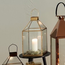 Brass Metal Lantern Bronze and