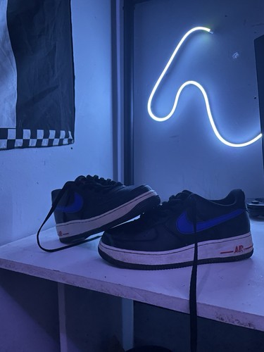 Nike air force one black - black, blue