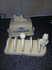 Vintage Lurpack Butter Dish &