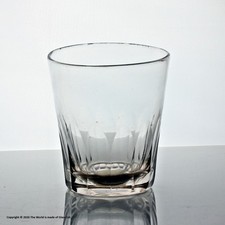 Georgian bucket bowl cut glass
