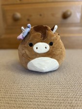 Squishmallow Brisby the Horse 8" Plush Toy Brown Farm Squad