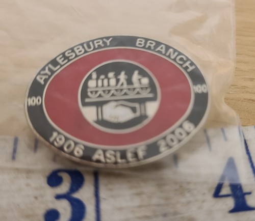 Aylesbury branch aslef enamel - aslef,