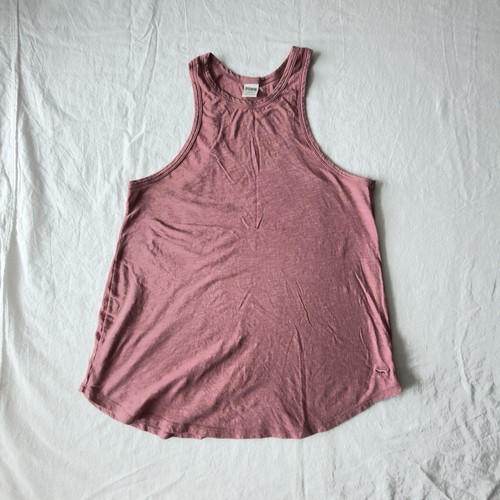 Pink sleeveless tank top - pink,