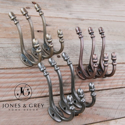 Acorn double hooks vintage - hooks,