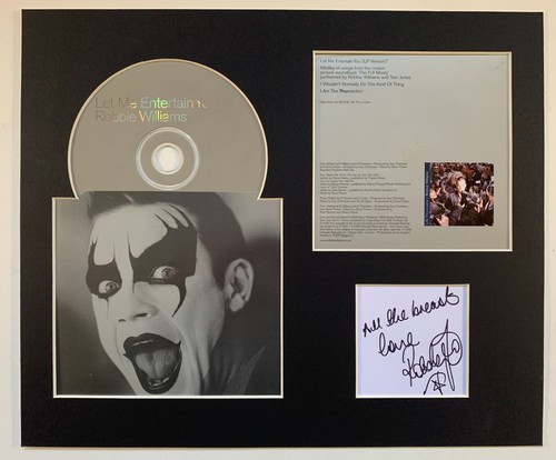 Robbie williams signed - williams,