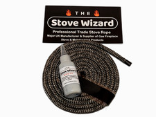 Stove Rope Black 2.5M Kit