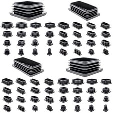 Tube End Caps - Square/Rectangle - Plastic Inserts - Bungs - Made in Germany