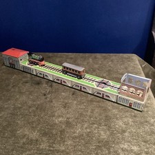 Vintage Tin Clockwork Toys made in Germany 1930s Train on track Not Working