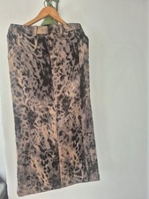 Zara Animal Print Midi Skirt
