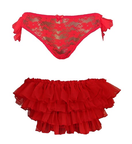 Frilly back knickers - back,