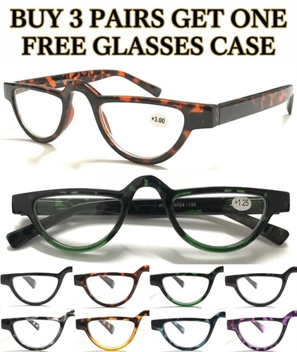 Retro half rim - half, glasses