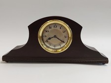 Vintage Mechanical Mantel Clock / Wooden Frame / Working Mechanism