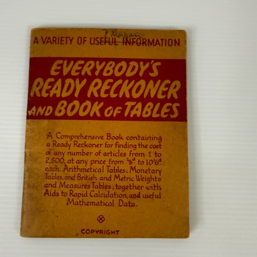 Everybodys ready reckoner and - everybodys,