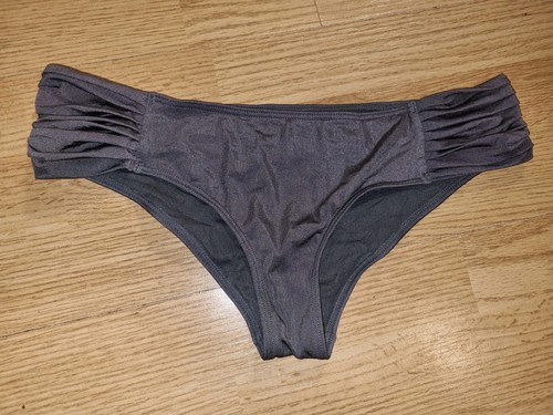 Gorgeous metallic grey bikini