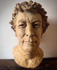 20th Century Plaster Portrait