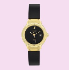 Vintage 1990s Ladies' Hublot MDM Geneve watch 18K Yellow Gold w/Date Ref.13913