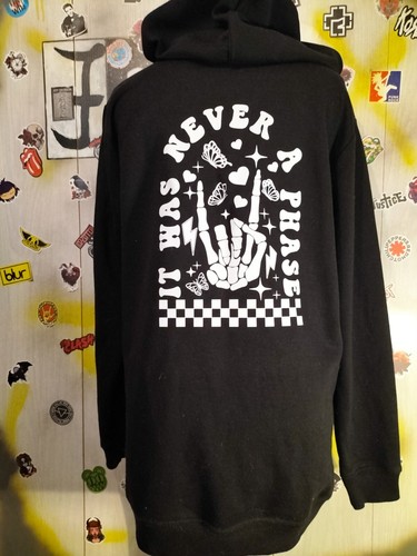 Elder emo goth hoodie large - elder,