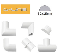 D-Line 30mm x 15mm White Mini