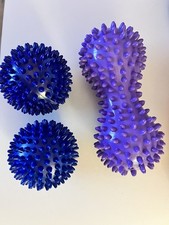 Spiky Massage Ball | Trigger Point Therapy & Muscle Relief set of 3 unused 