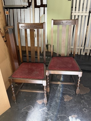 Pair jacobean revival - pair,