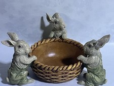 Vintage Chrisdon Bowl 3 Bunny