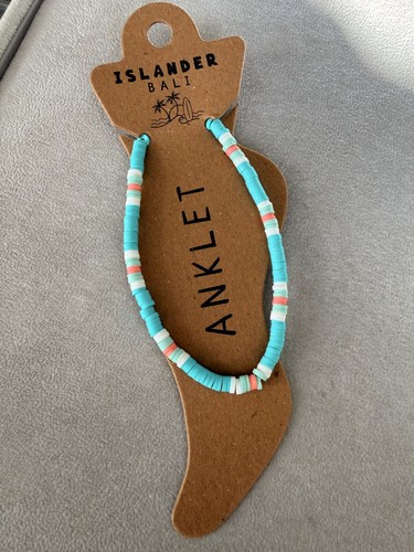 Bali anklet turquoise coral - turquoise,
