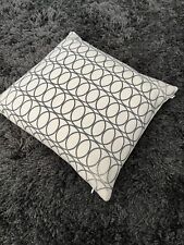 Vintage Heals ‘Me Mi’ Black And Cream Geometric Cushion Cover 30x30cm