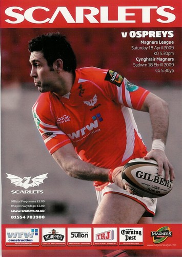 Scarlets ospreys april - v,