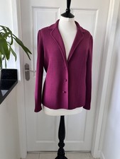 JACQUES VERT .. Raspberry Wool Blend Jacket Size MEDIUM