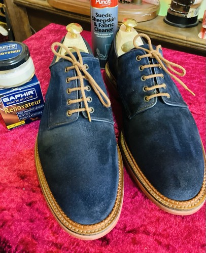 Crockett jones suede shoes - crockett,