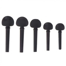 4Pcs 5 Different Sizes Violin Tuning Pegs Ebony Violin String Tuners