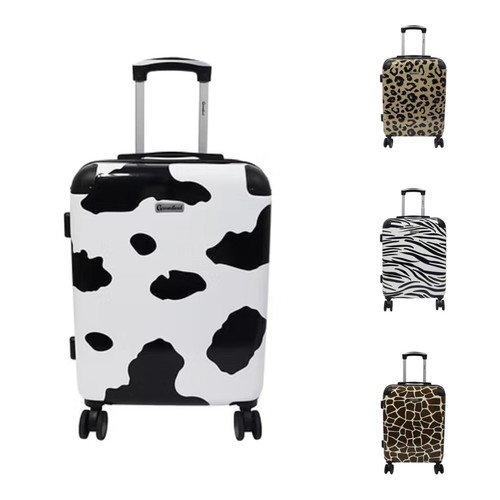 Animal print hard shell cabin - print,