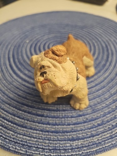 Vintage brown bull dog - brown,