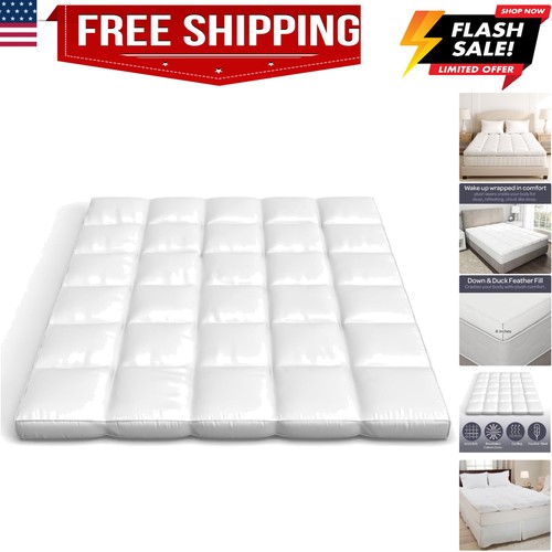 Down mattress topper - down,