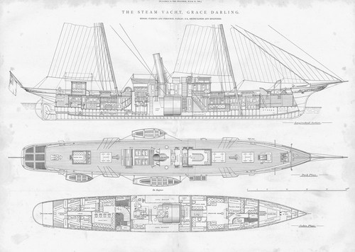 Grace darling the steam - the, yacht