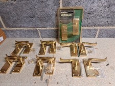 Victorian Style Brassware, Internal Door Handles. Used.