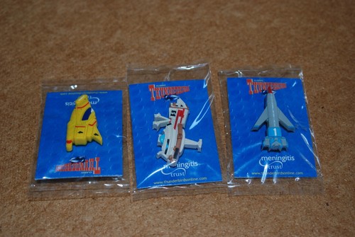 Thunderbirds rubber lapel - thunderbirds, 3d