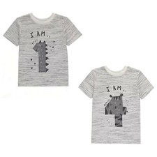 boys kids Grey Space Dye I Am