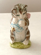 Beatrix Potter Miss Moppet 1954 MINT Royal Albert England Cat with Mouse BP-3b
