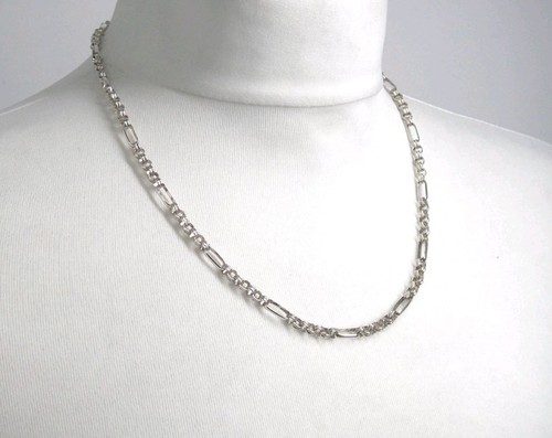 Sterling silver figaro - oz,