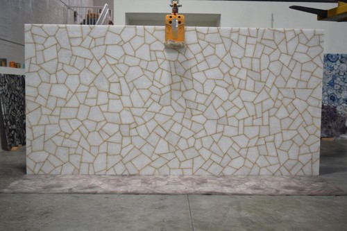 Coffee table white quartz - coffee,