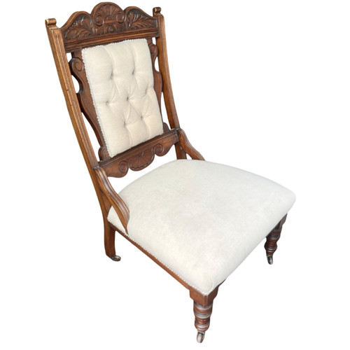 Victorian mahogany upholstered - victorian,