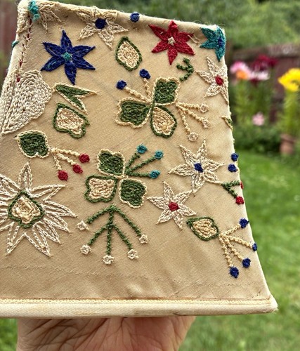 Vintage handmade silk - handmade,