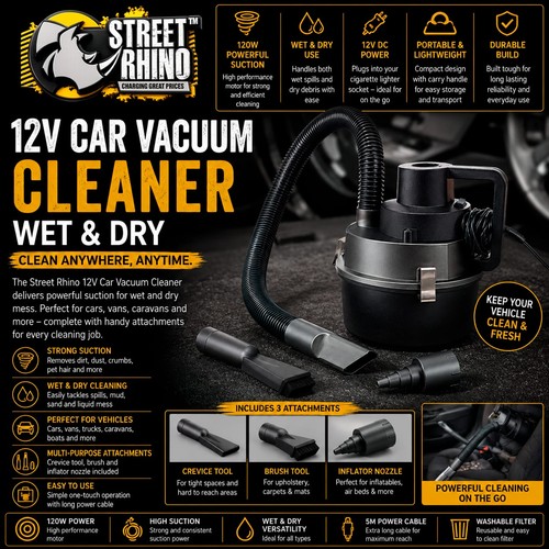 12v vacuum wet dry - 12v,