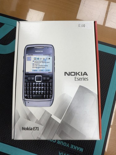 Nokia e71 brand - brand, box