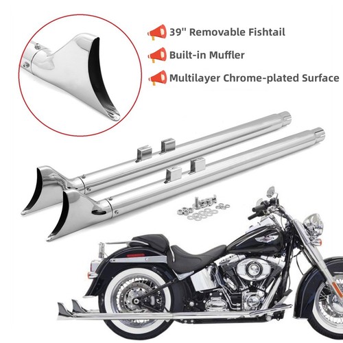 Fishtail slip on muffler - fishtail,
