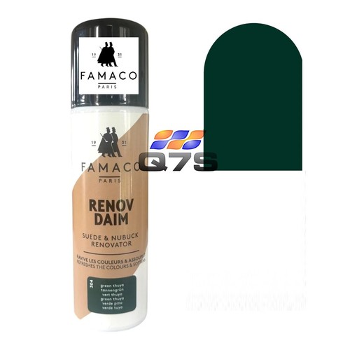 Famaco green suede - famaco, nubuck