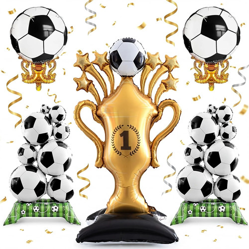 Pcs soccer balloons party - pcs,